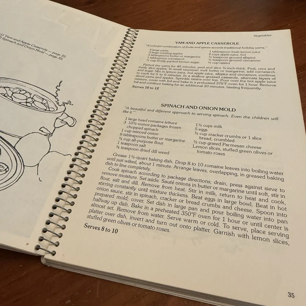 Current Miriam B Loo's Holiday Cookbook Recipes Spiralbound VTG 1979
